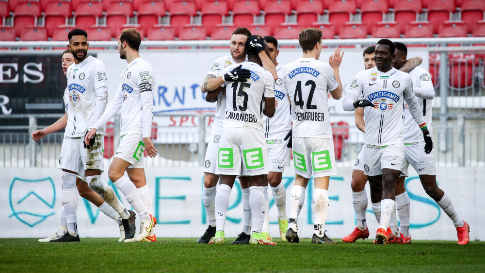 Im letzten Aufeinandertreffen im Klagenfurter Wörthersee Stadion blieben die Grazer siegreich - 3:0 hieß es am Ende für die Schwarz-Weißen.