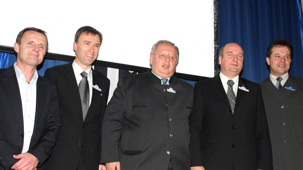 Ein Teil der Sturm-Retter: Gerald Stockenhuber, Christian Jauk, Hans Fedl, Hans Rinner und Gerhard Marbler (von links).