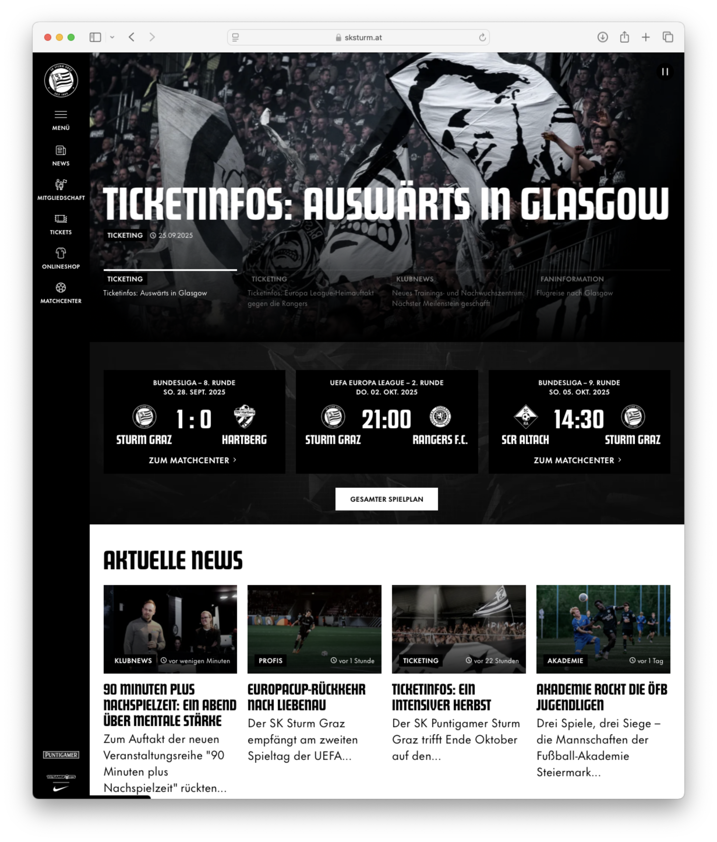 Eine Website
