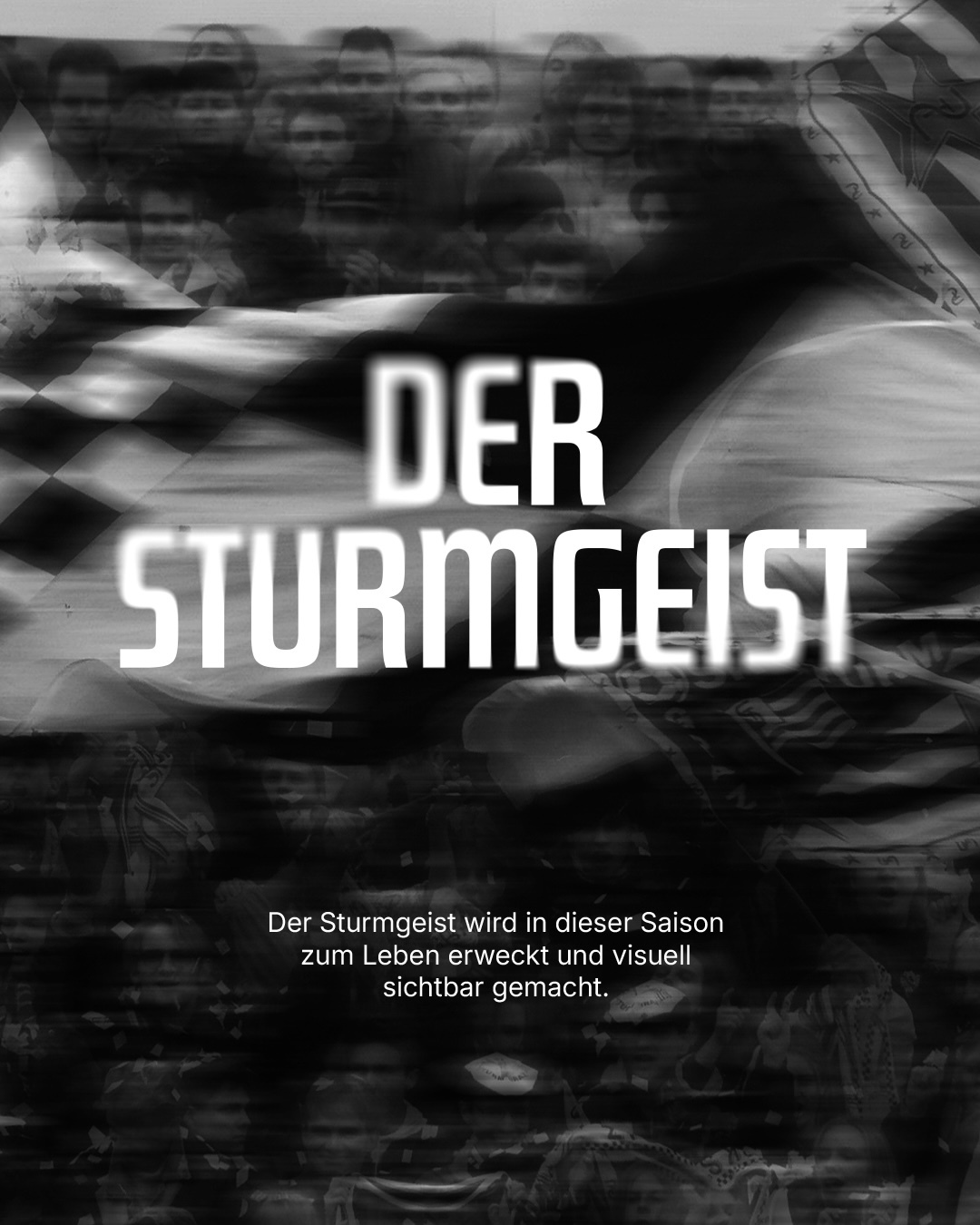 Fans jubeln in einem Stadion