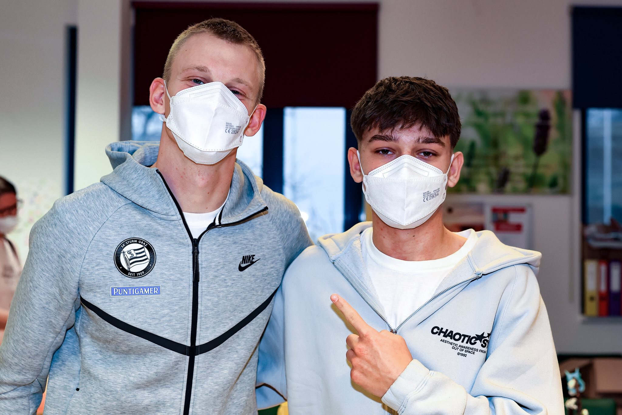 Ein Spieler und ein Fan