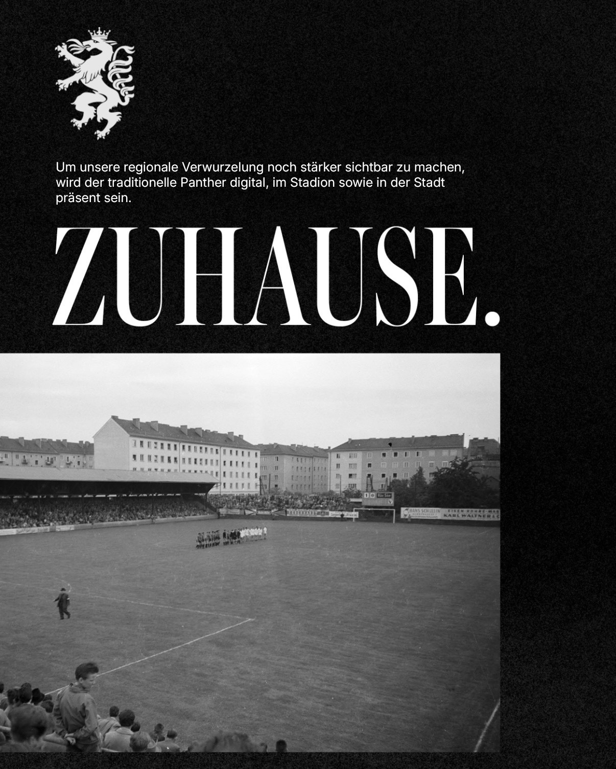 Ein alter Fußballplatz