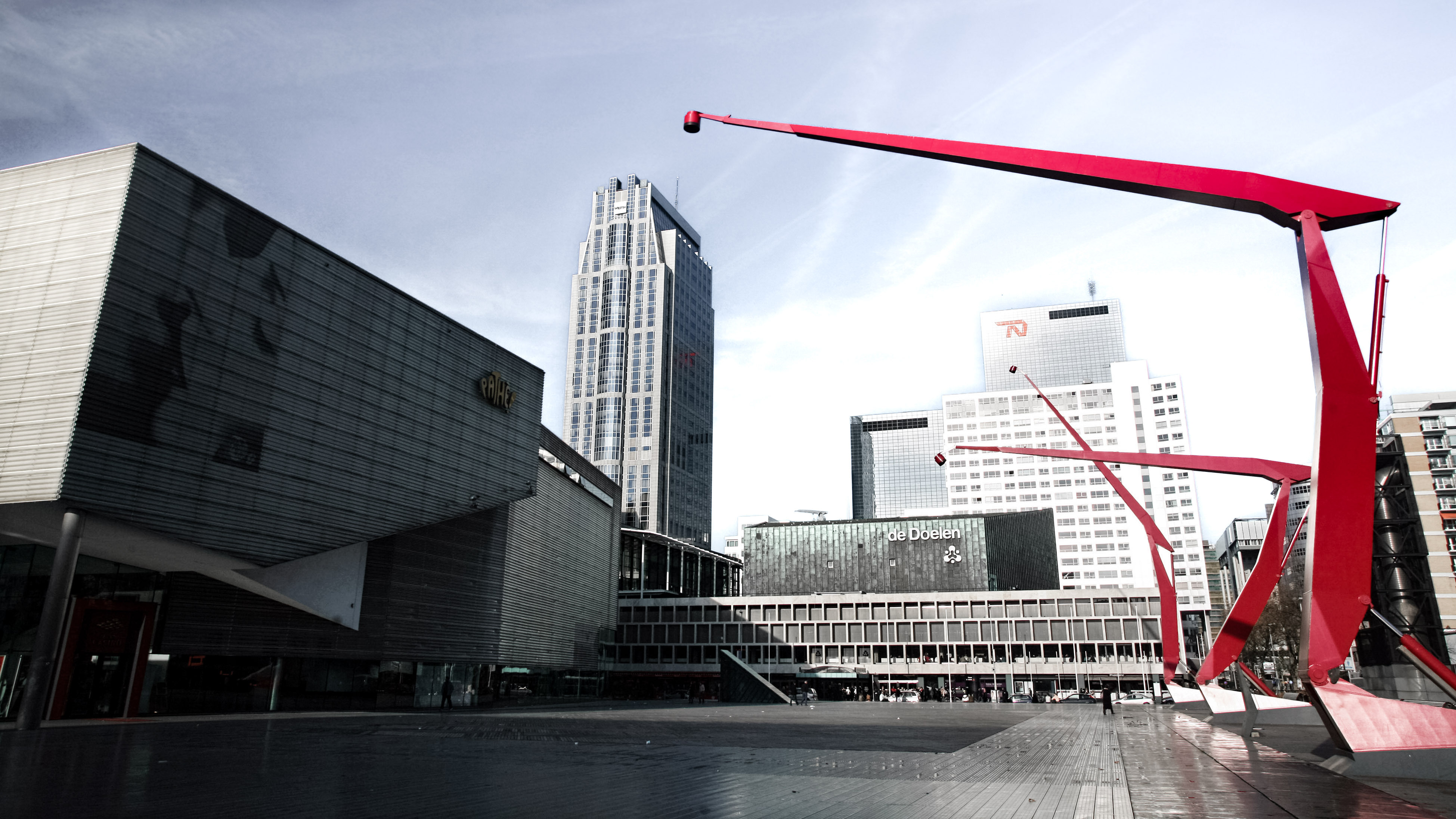 Gebäude in einer großen Stadt