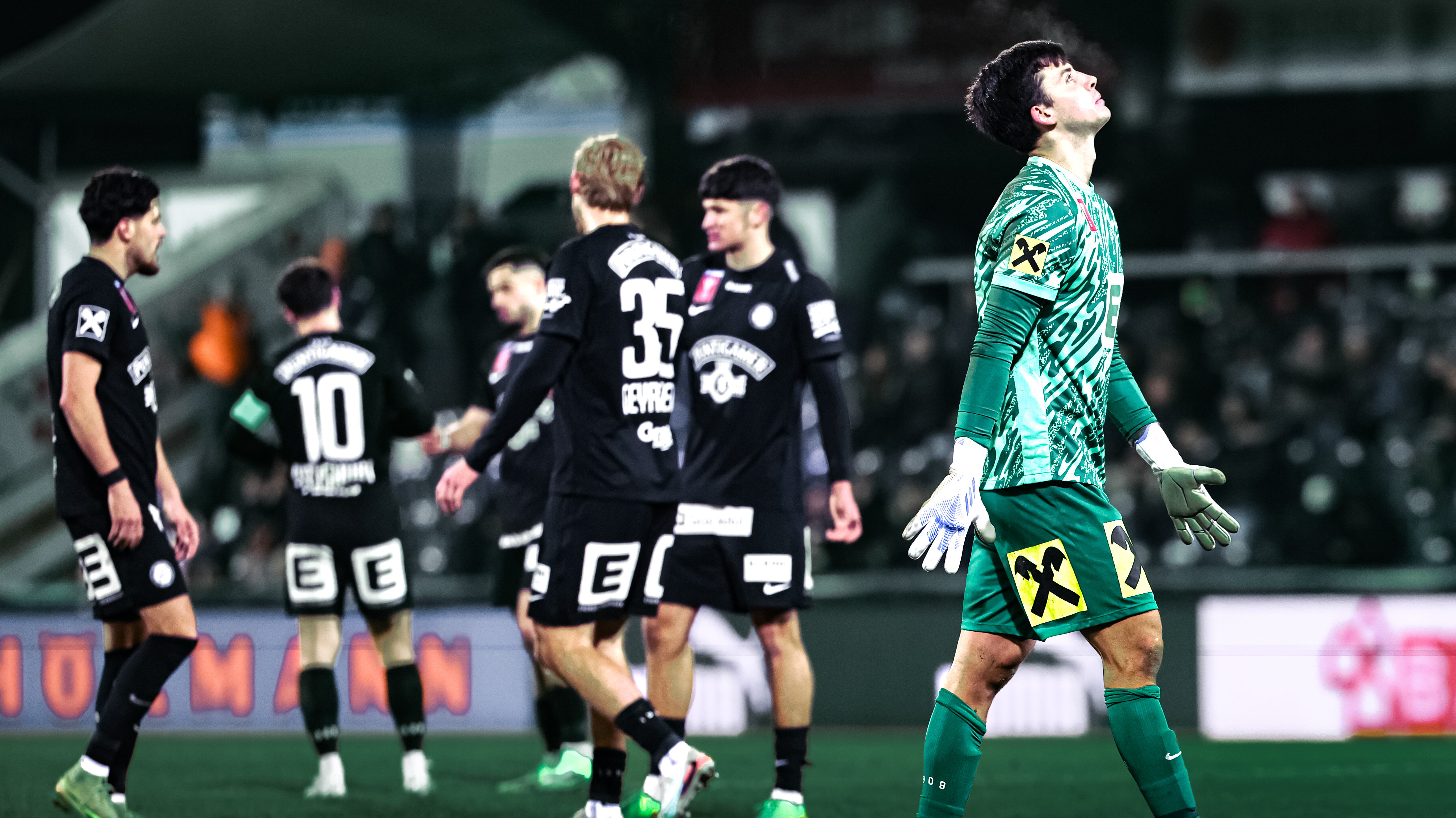 Sechs Spieler sind enttäuscht.